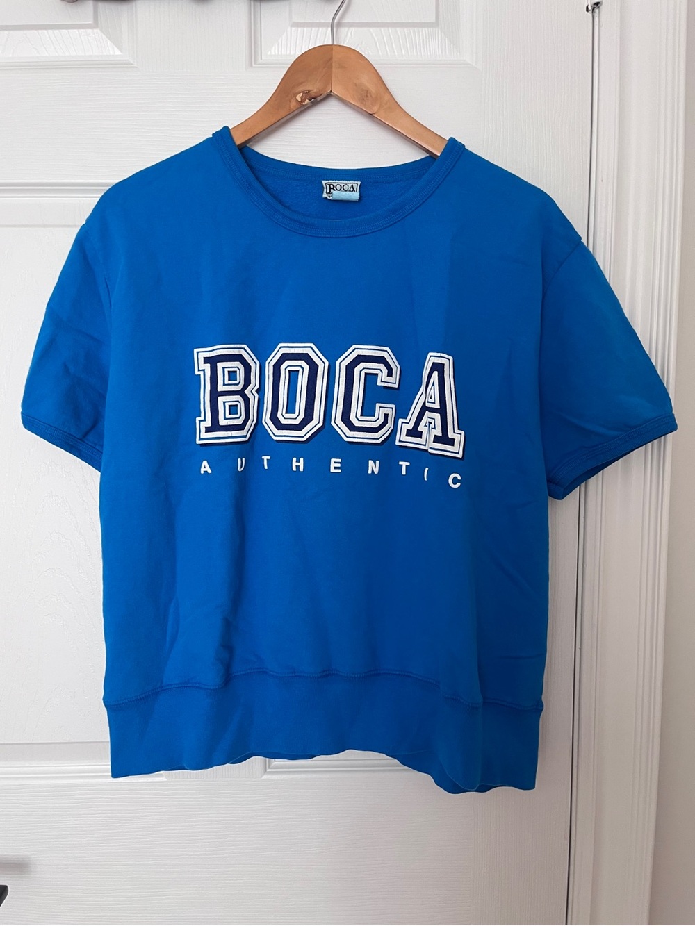 BOCA Cobalt Blue Vintage Sweatshirt Tee